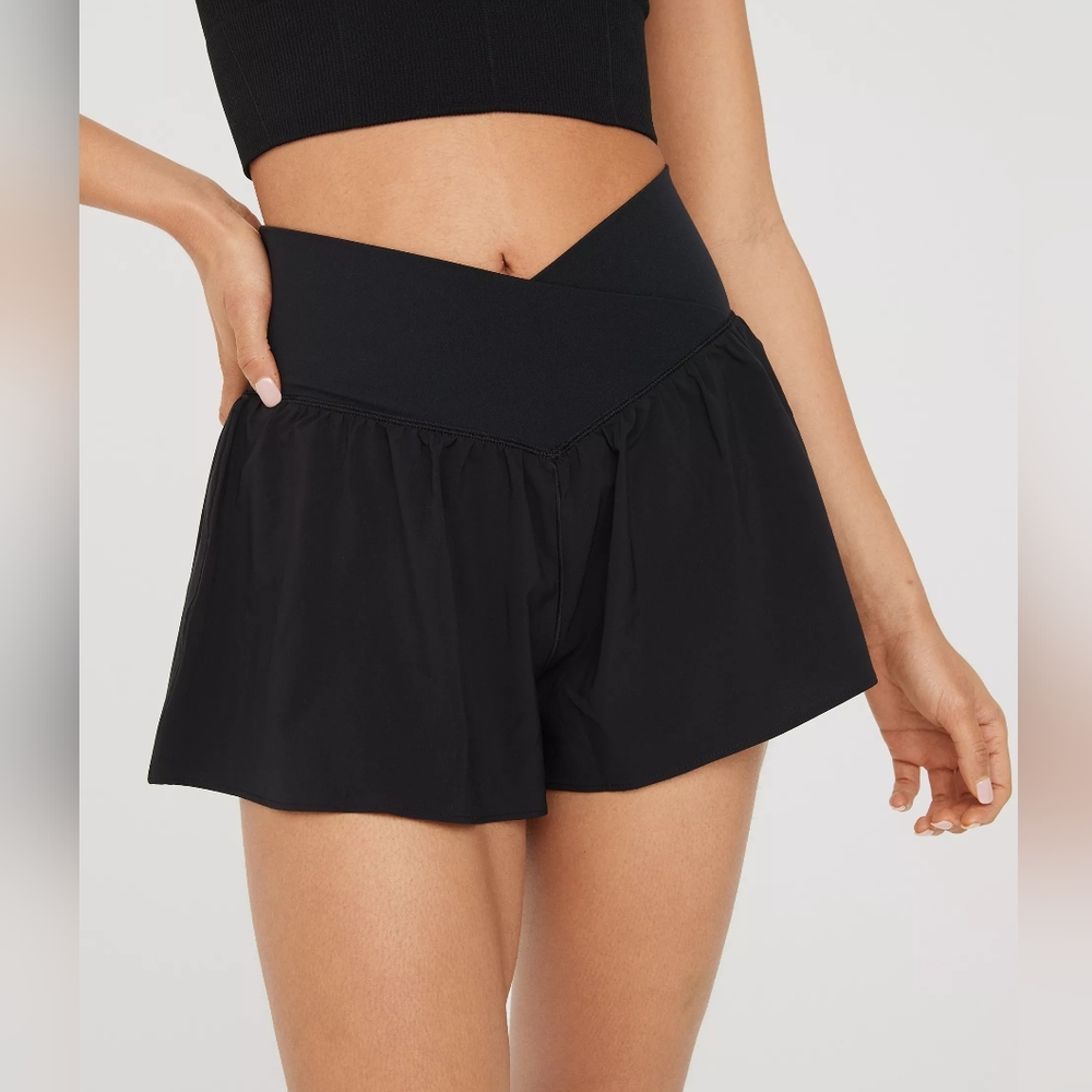 XS,S,M: Aerie Crossover Flowy Stretch Shorts